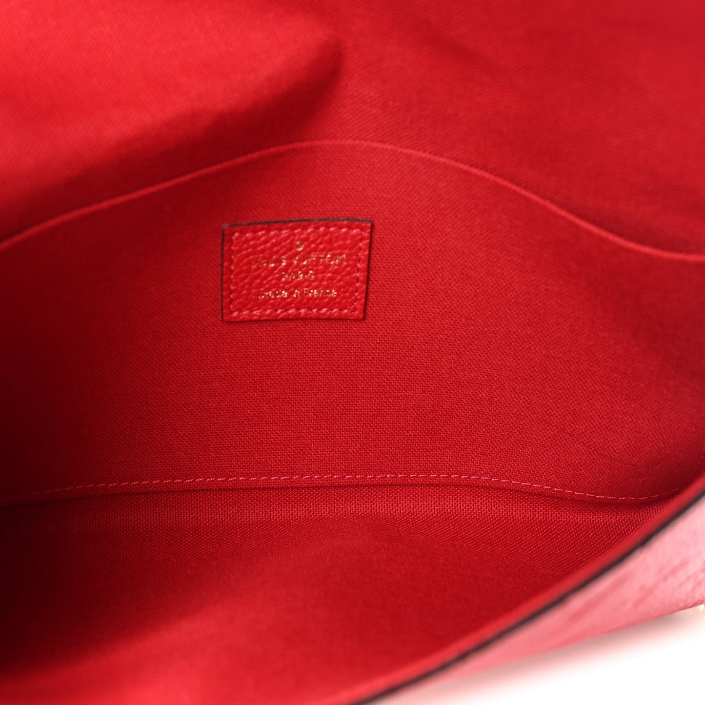 Empreinte Pochette Felicie Chain Wallet Scarlet