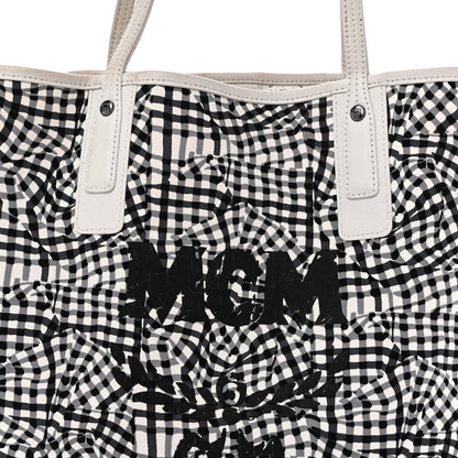 Visetos Medium Liz Reversible Shopper Tote White