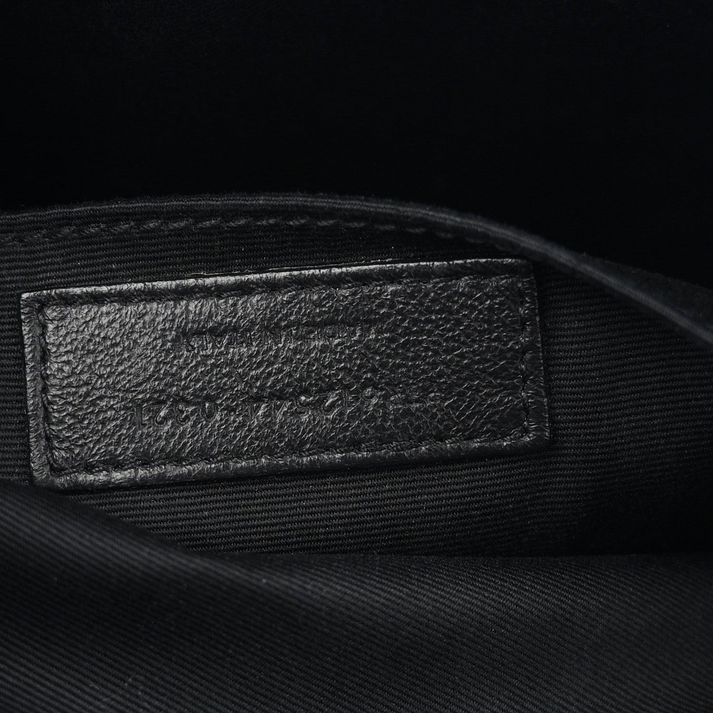 Calfskin Matelasse Monogram Monochrome Lou Camera Bag Black