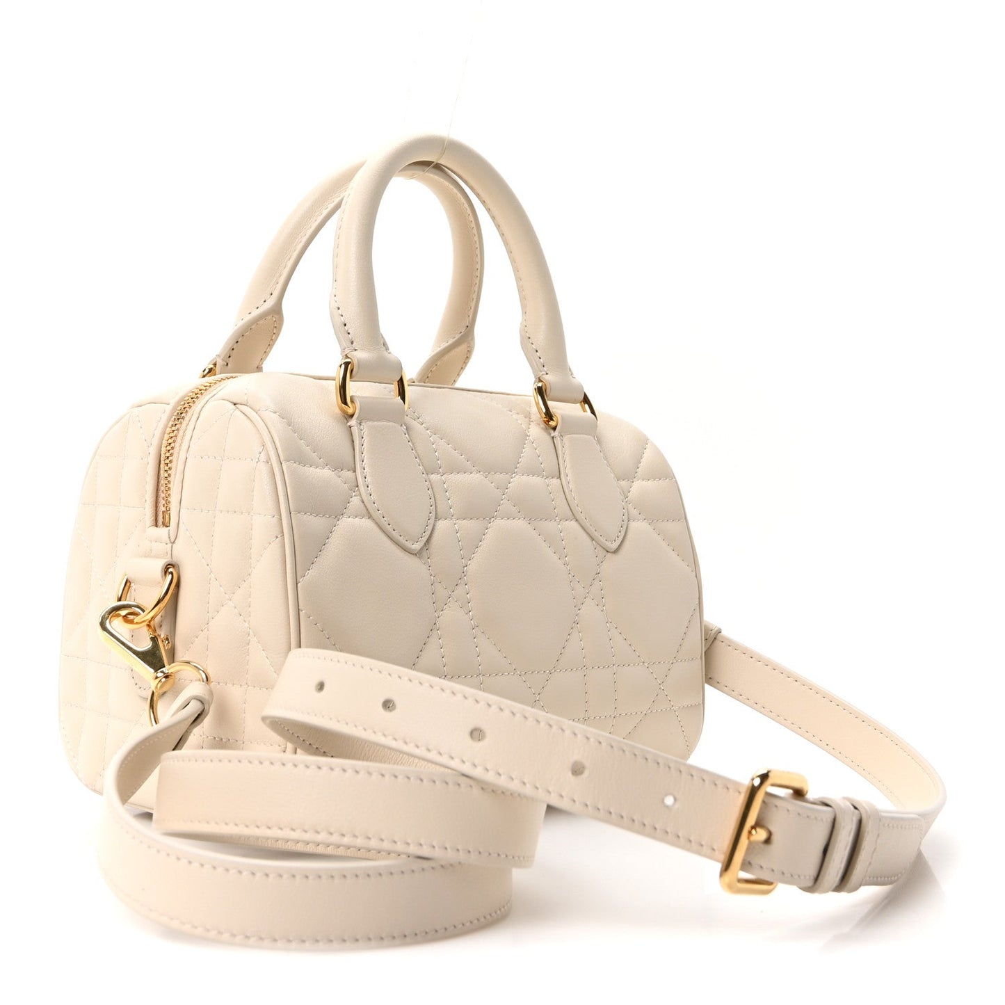 Calfskin Macrocannage Groove 20 Bag Dusty Ivory