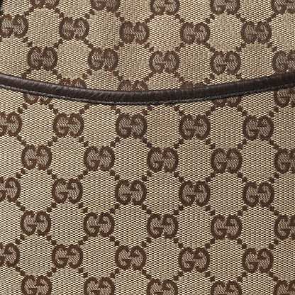 Monogram Calfskin Perforated Medium Flat Messenger Bag Dark Brown