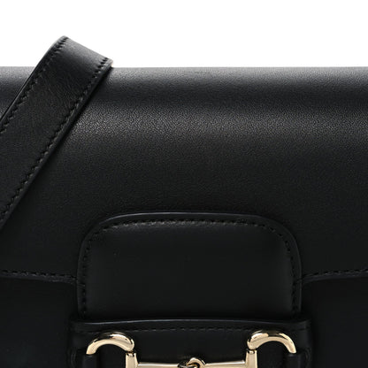 Arabella Calfskin Horsebit 1955 Shoulder Bag Black