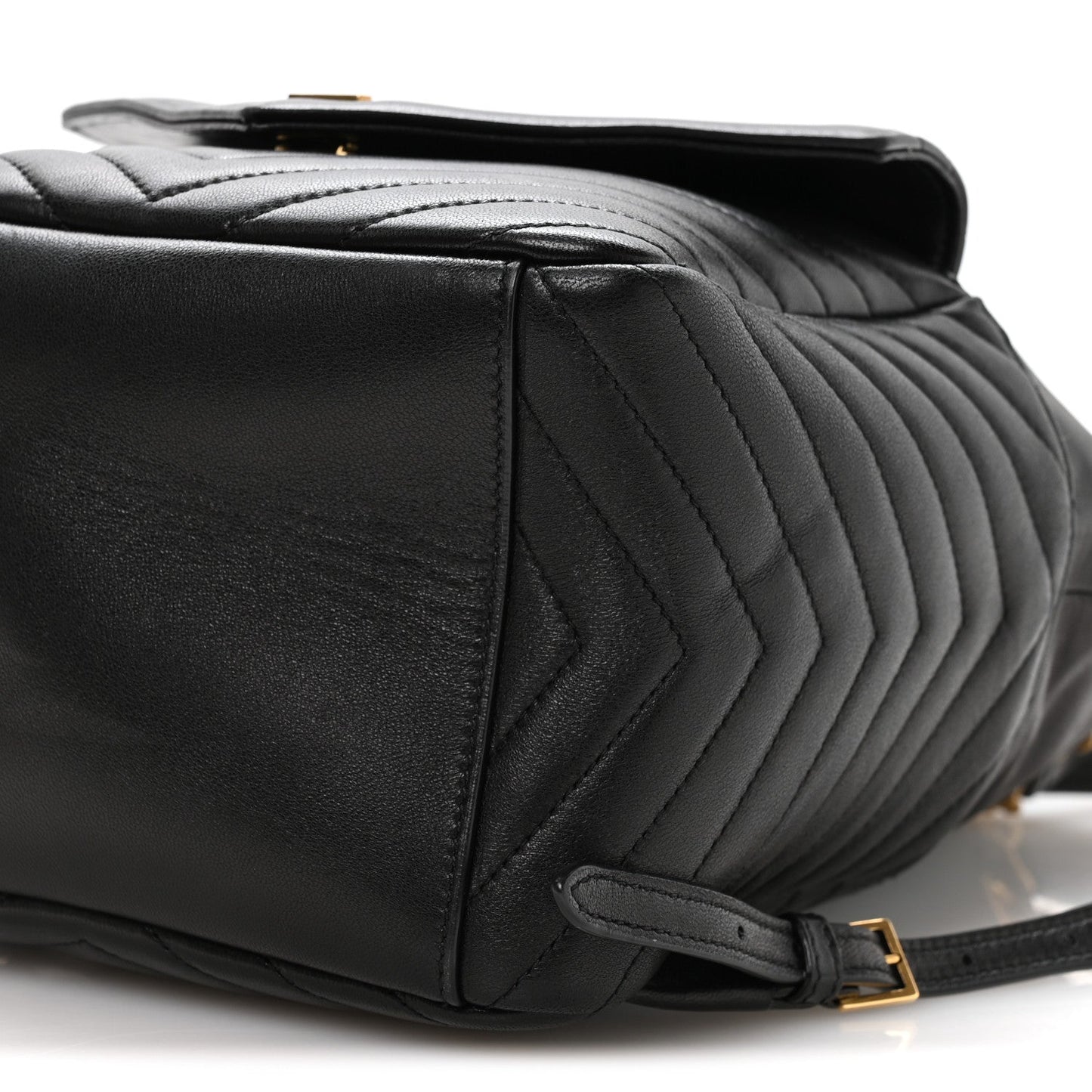 Lambskin Matelasse Monogram Joe Backpack Black