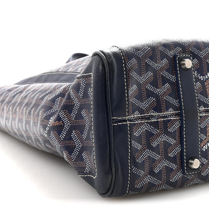 Goyardine Voltaire III Tote Navy