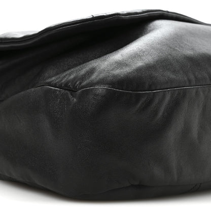 Lambskin Matelasse Monogram Large Jamie 4.3 Black