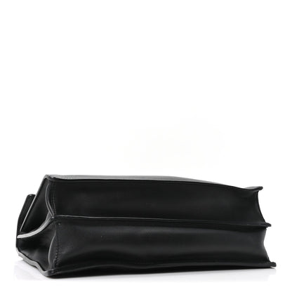 Calfskin Medium Soft Sound Shoulder Bag Black