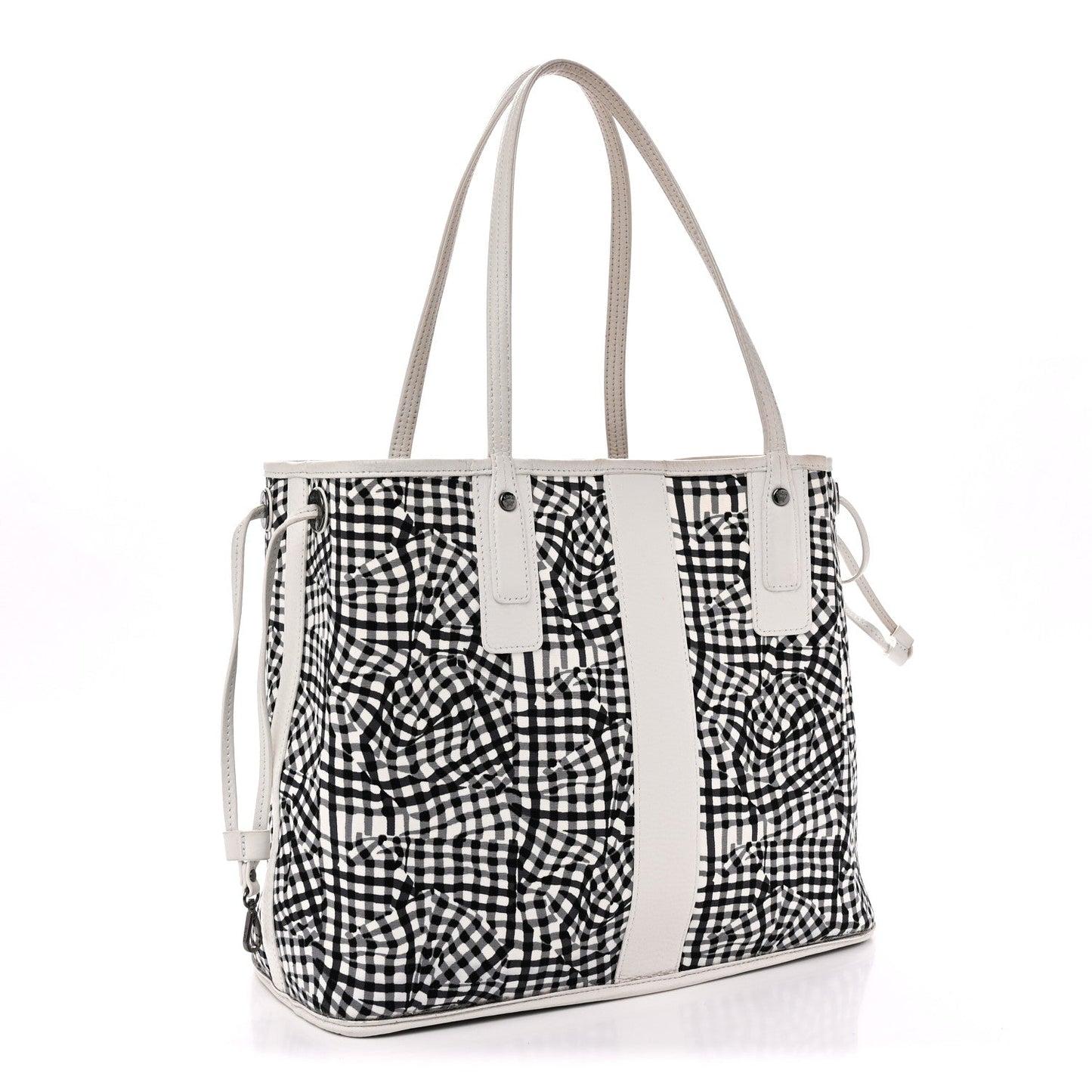 Visetos Medium Liz Reversible Shopper Tote White