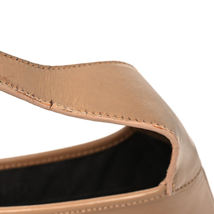 Calfskin Small Jackie O Hobo Beige