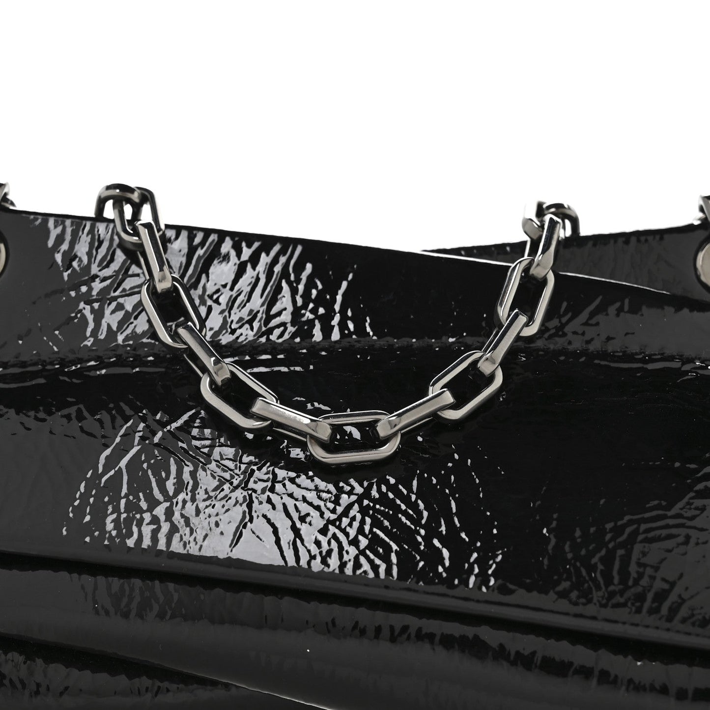Patent Vog Small Loubitwist Clutch Black