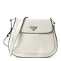 Spazzolato Cleo Flap Adjustable Strap Shoulder Bag  White