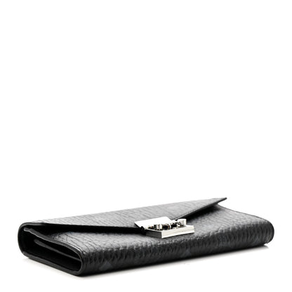 Visetos Large Patricia Wallet On Chain Black