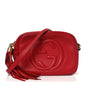 Pebbled Calfskin Small Soho Disco Bag Tabasco Red
