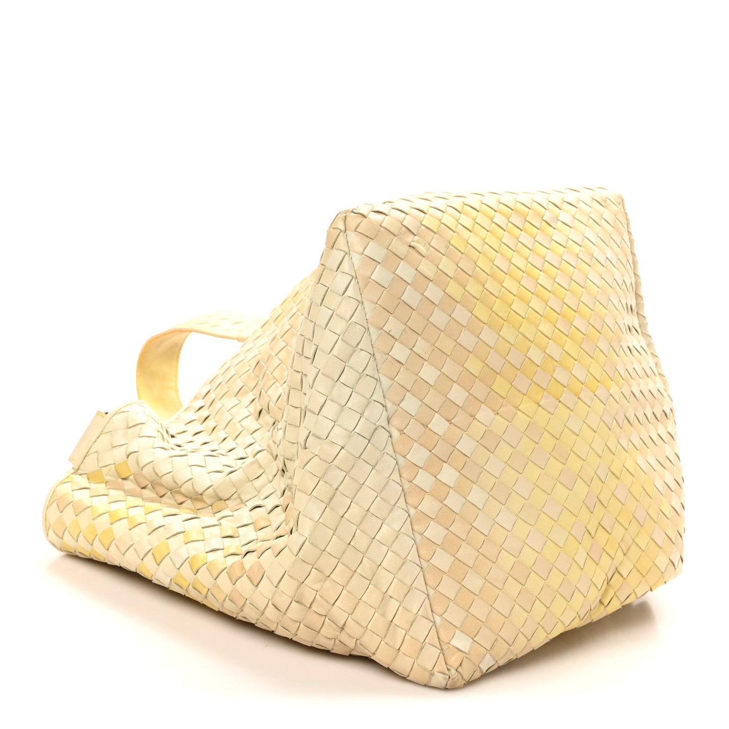 Nappa Intrecciato Nuance Bucket Ombre Tote Yellow