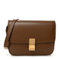 Box Calfskin Medium Classic Box Flap Bag Camel