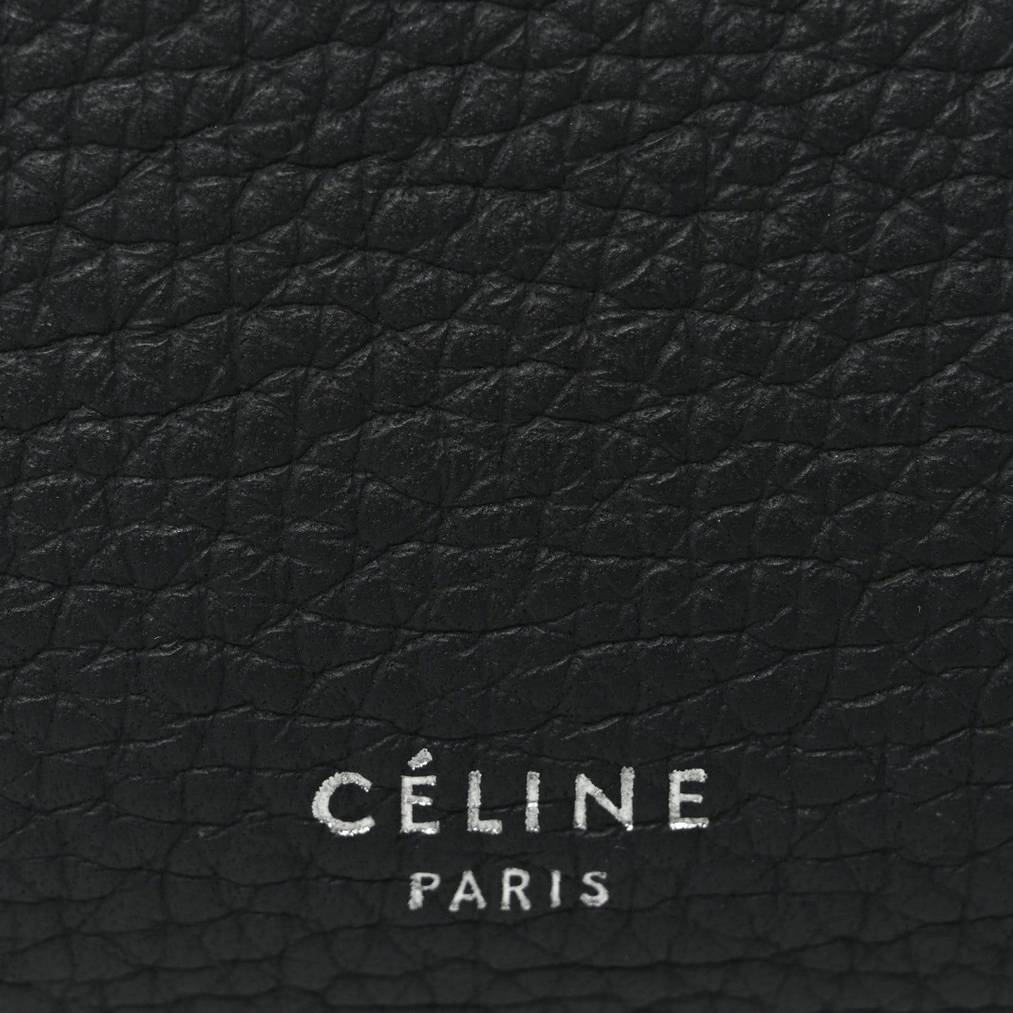 Supple Grained Calfskin Small Big Bag Anthractie