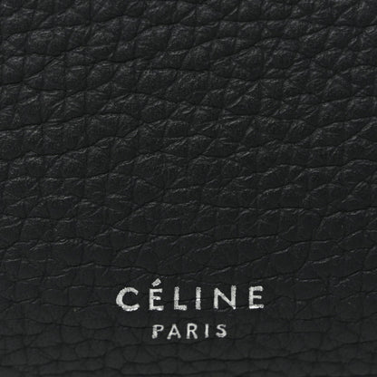 Supple Grained Calfskin Small Big Bag Anthractie