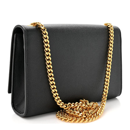 Grain De Poudre Small Monogram Kate Satchel Black