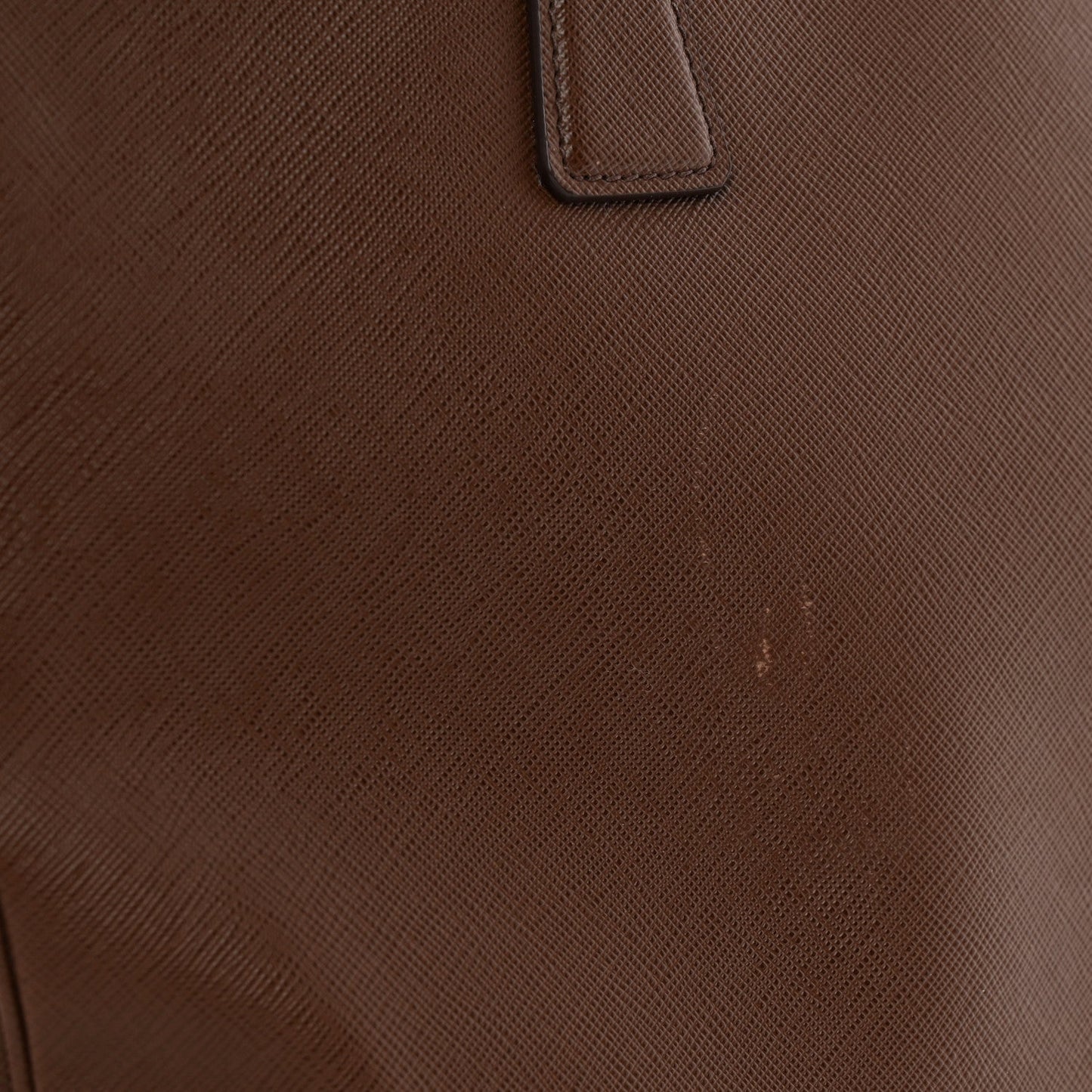 Saffiano Lux Large Galleria Double Zip Tote Cacao