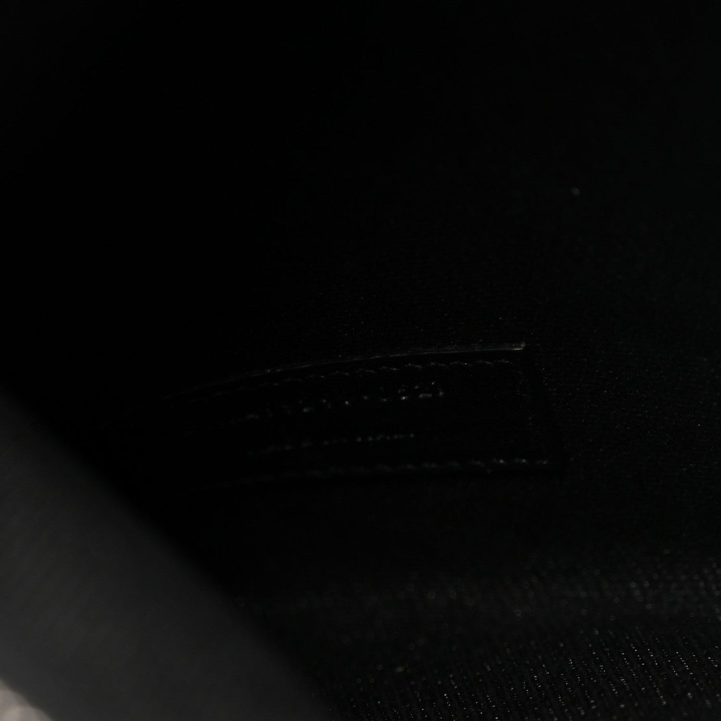 Linen Calfskin Rive Gauche Tote Black