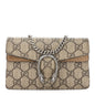 GG Supreme Monogram Super Mini Dionysus Shoulder Bag Taupe