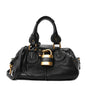 Calfskin Small Paddington Satchel Black