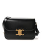 Shiny Calfskin Medium Triomphe Black
