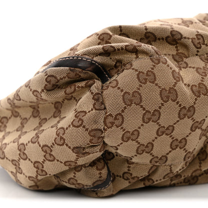 Monogram Large Abbey Hobo Brown