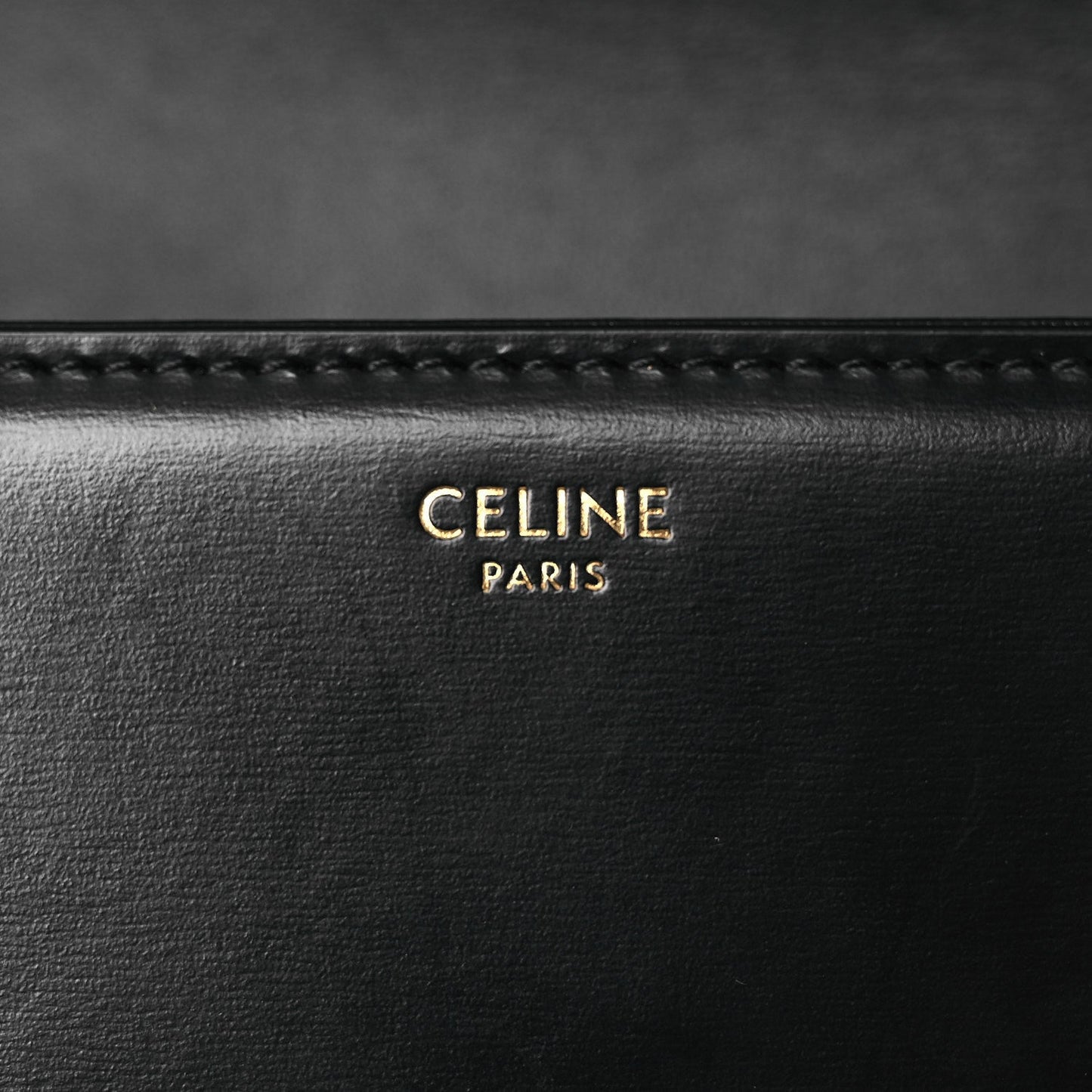 Shiny Calfskin Teen Triomphe Black