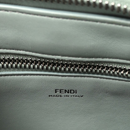 Shiny Nappa Trapuntata Small DotCom Click Top Handle Chain Satchel Light Blue