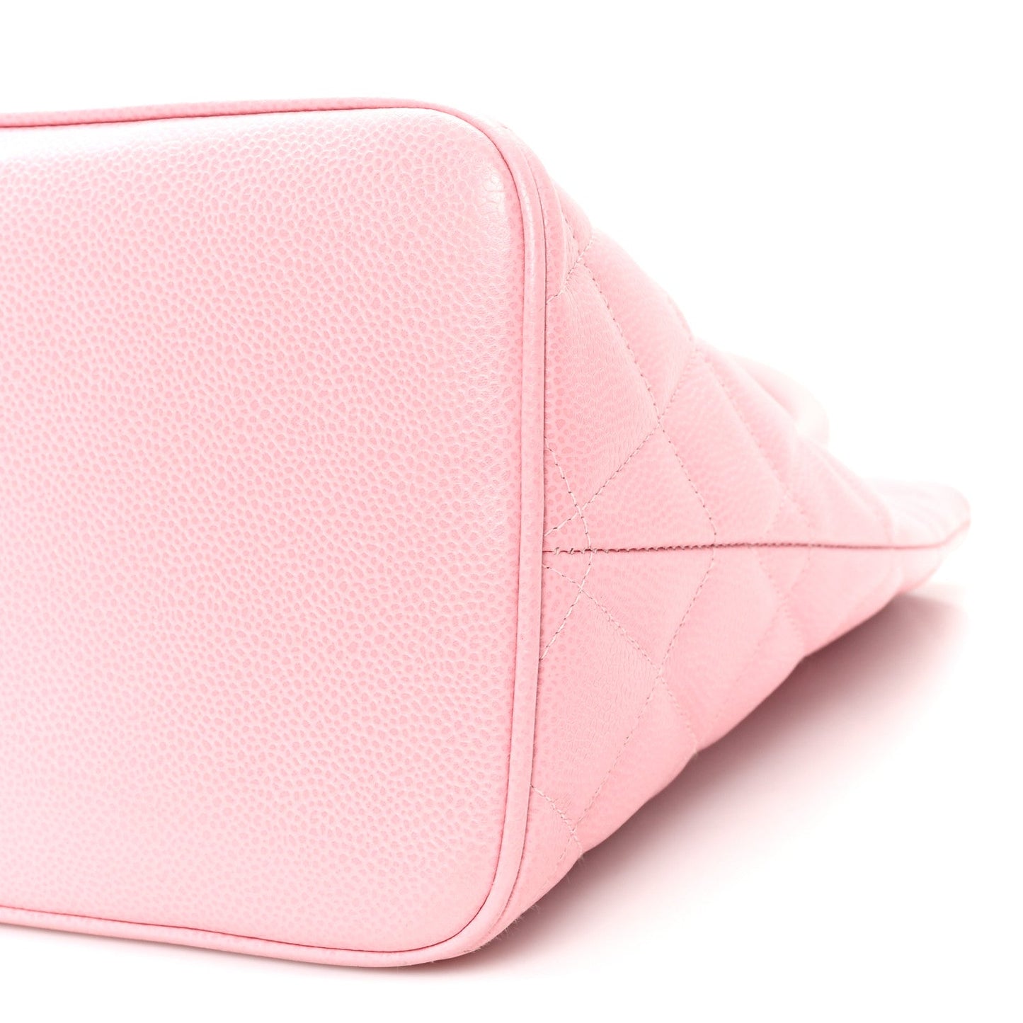 Caviar Quilted Medallion Tote Light Pink