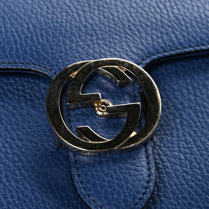 Dollar Calfskin Small Interlocking G Shoulder Bag Caspian