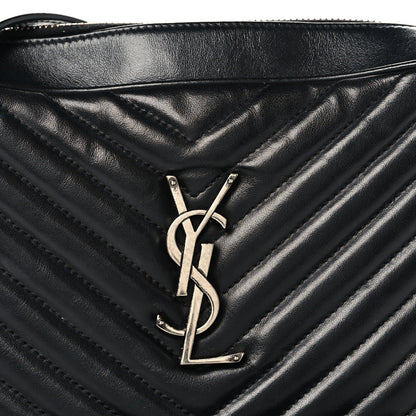 Calfskin Matelasse Monogram Lou Camera Bag Black
