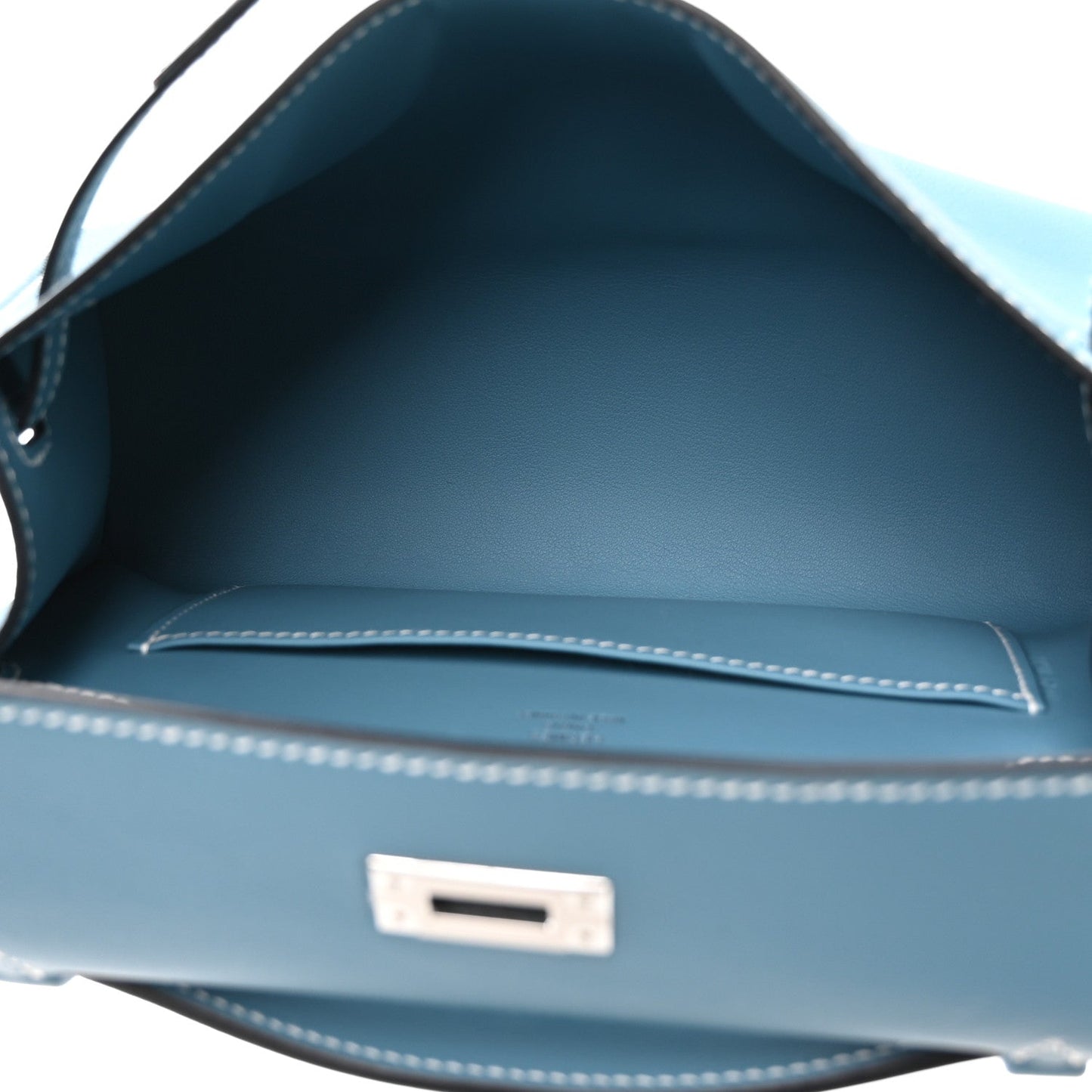 Swift Kelly Pochette Clutch Blue Jean