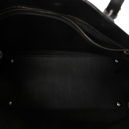 Veau Papier A6 Zip Around Tote Black