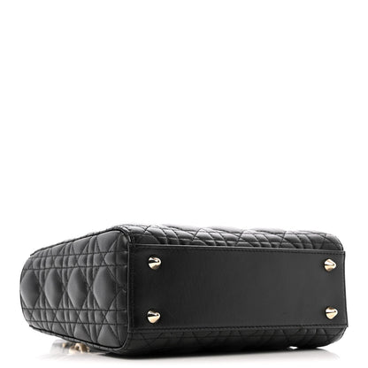 Lambskin Cannage Small My ABCDior Lady Dior Black