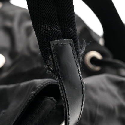 Nylon Vela Medium Backpack Black