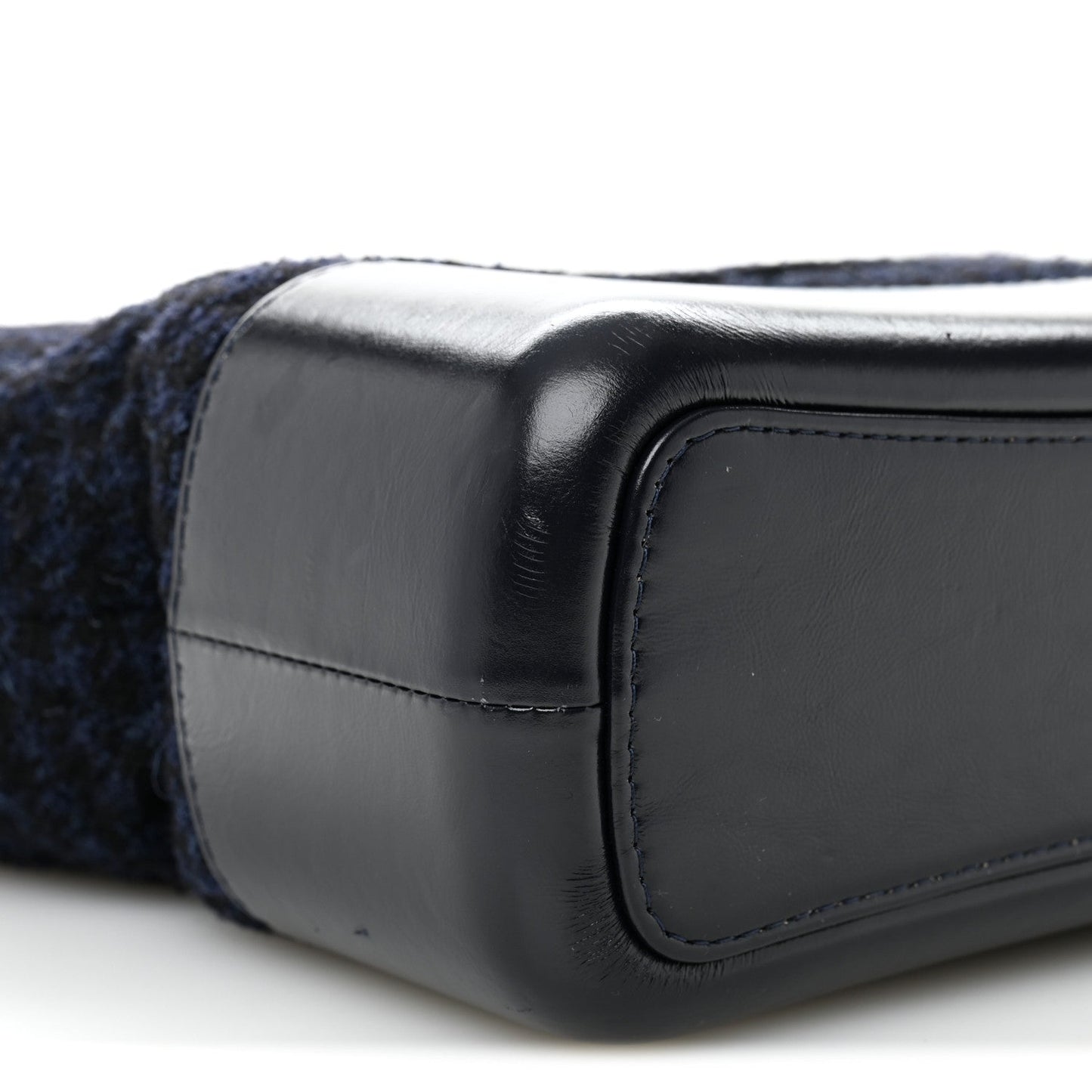 Tweed Calfskin Quilted Medium Gabrielle Hobo Black Blue
