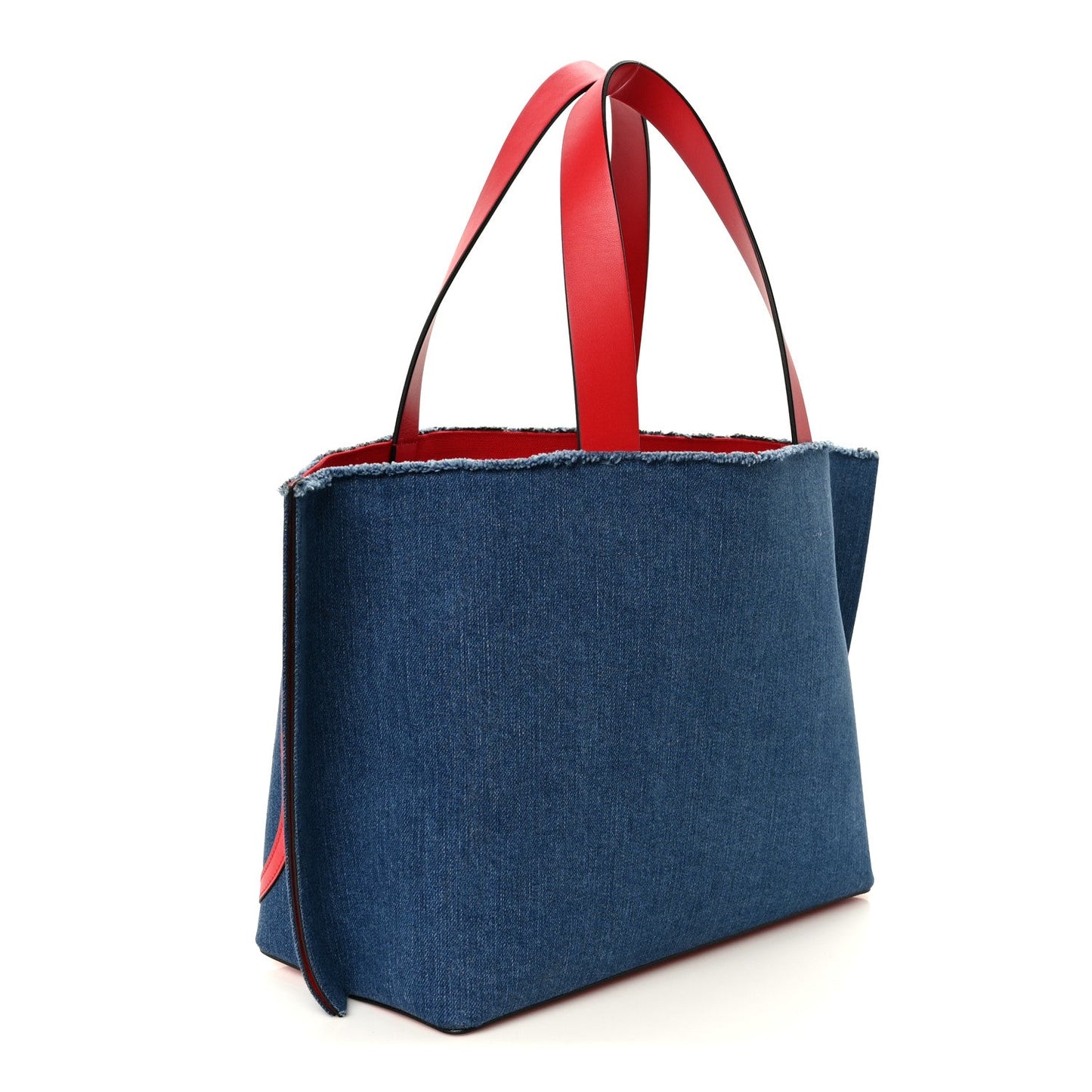 Denim Small Escape Tote Blue Red