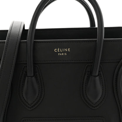 Smooth Calfskin Nano Luggage Black