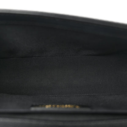 Caviar Quilted Medium Boy Flap Black