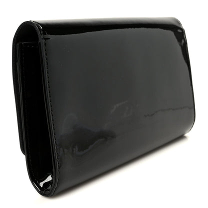 Patent Louise EW Clutch Black