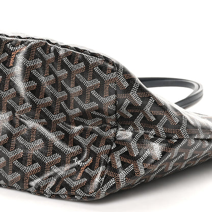 Goyardine Coeur Saint Louis PM Black