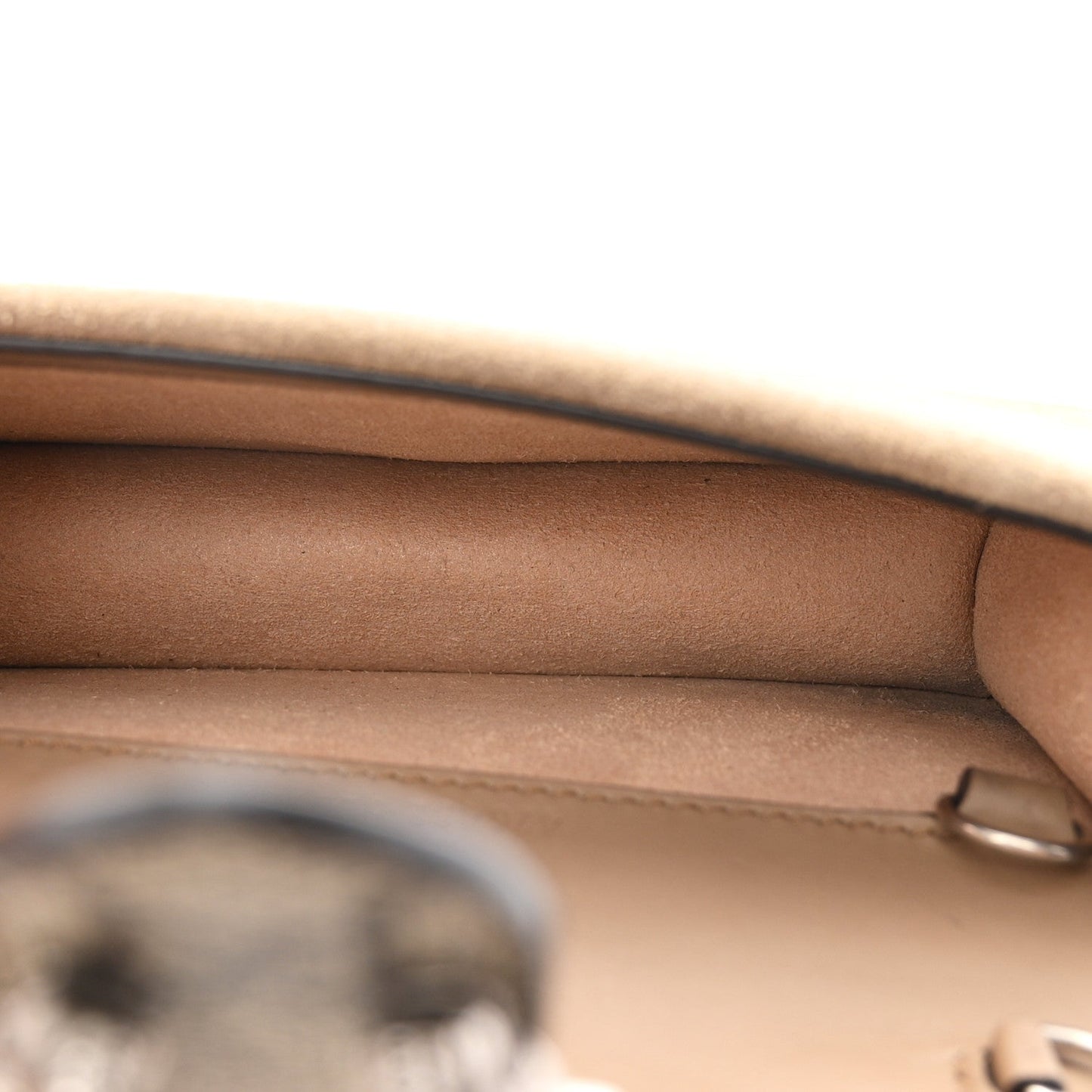 GG Supreme Monogram Super Mini Dionysus Shoulder Bag Taupe