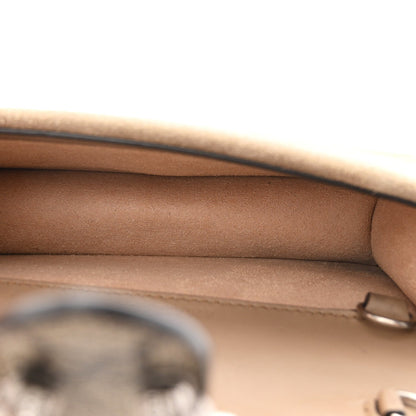 GG Supreme Monogram Super Mini Dionysus Shoulder Bag Taupe