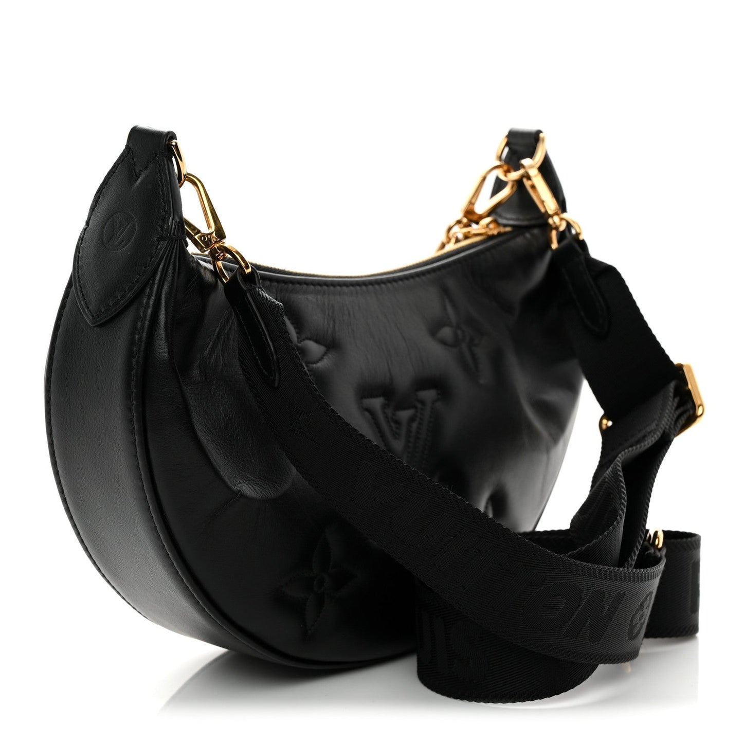 Calfskin Bubblegram Over The Moon Black