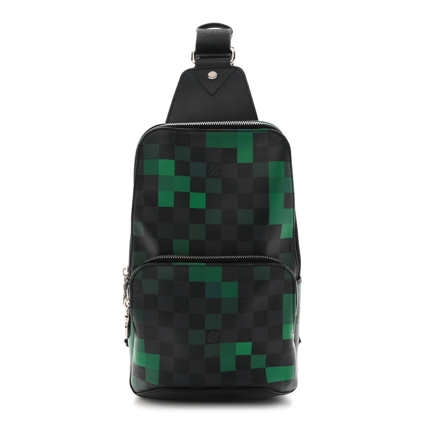Damier Graphite Pixel Avenue Sling Backpack Vert
