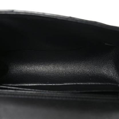 Aged Calfskin Chevron Quilted 2.55 Reissue Mini Flap So Black
