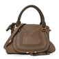 Calfskin Medium Marcie Satchel Tan