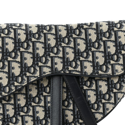 Oblique Saddle Bag Blue