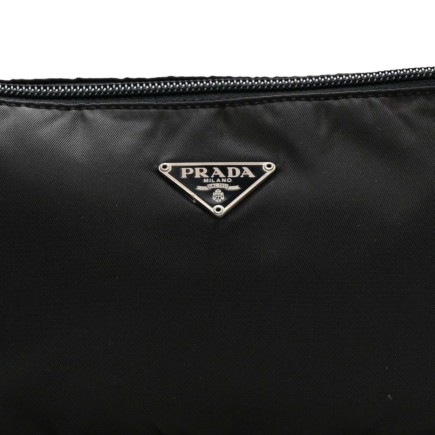 Tessuto Nylon Pochette Bag Black